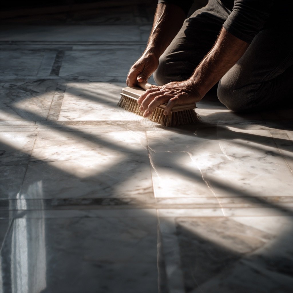 Immaculate Parisian apartment after end of works cleaning