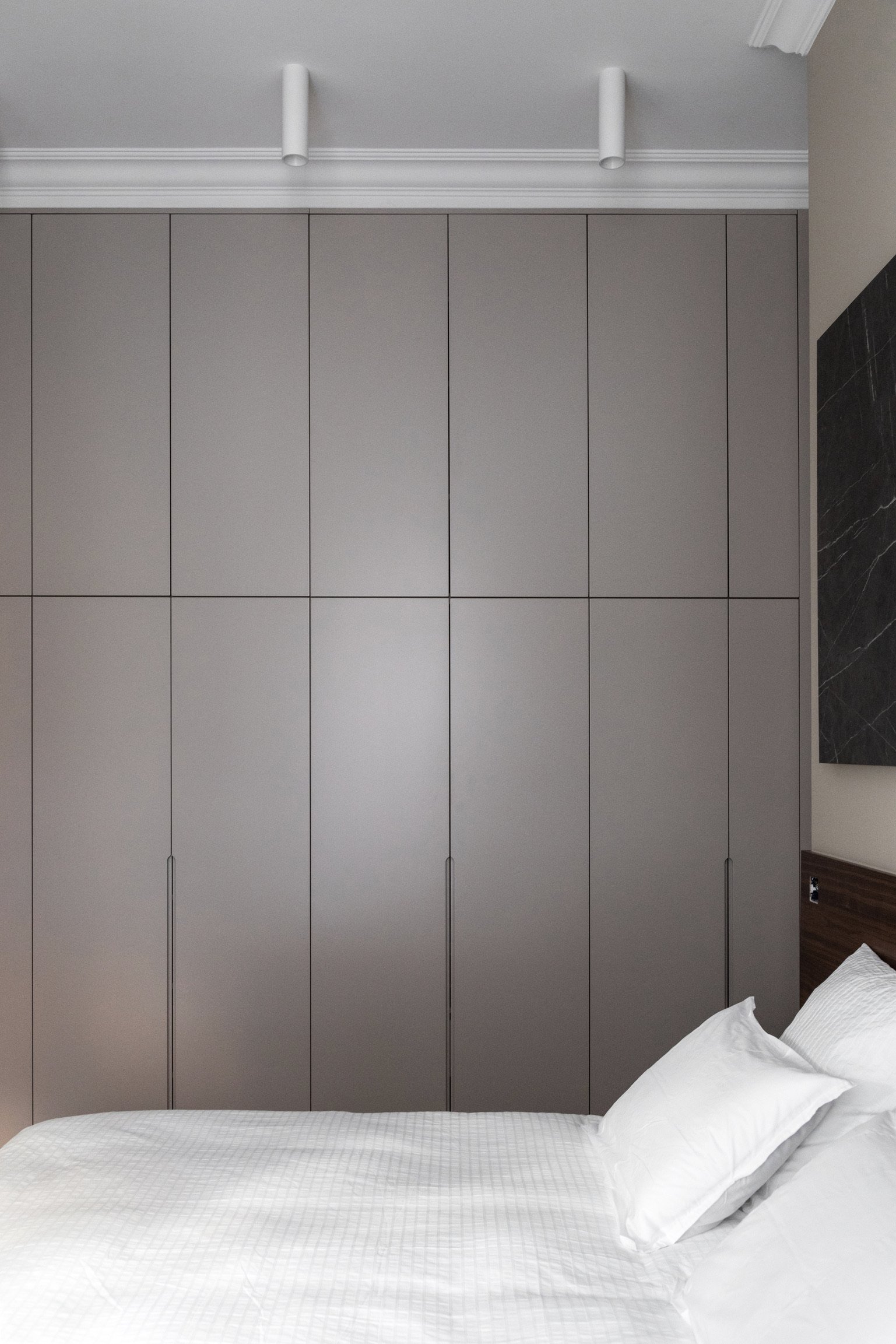 Grey lacquer wardrobes — Paris 1st