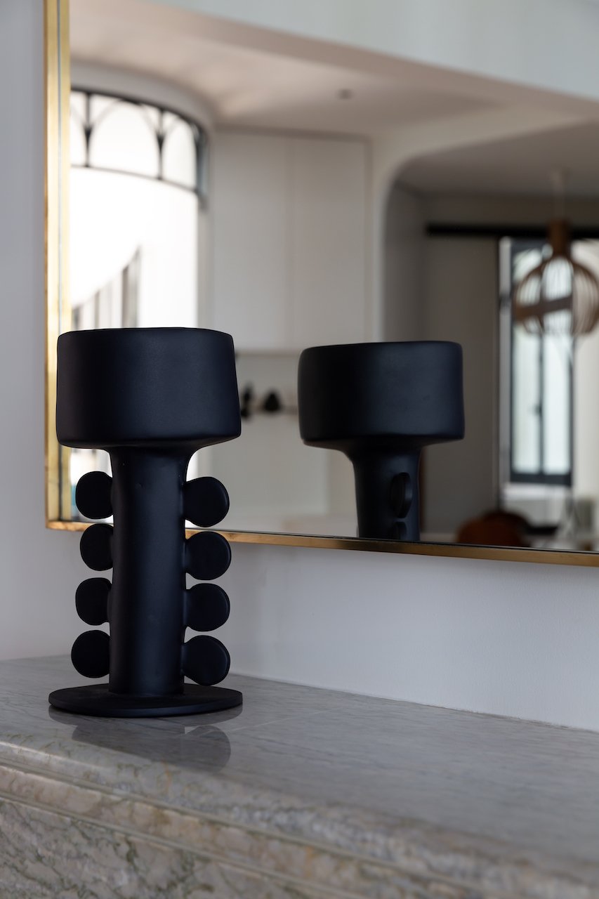 Sofa and coffee table detail — Paris 16th