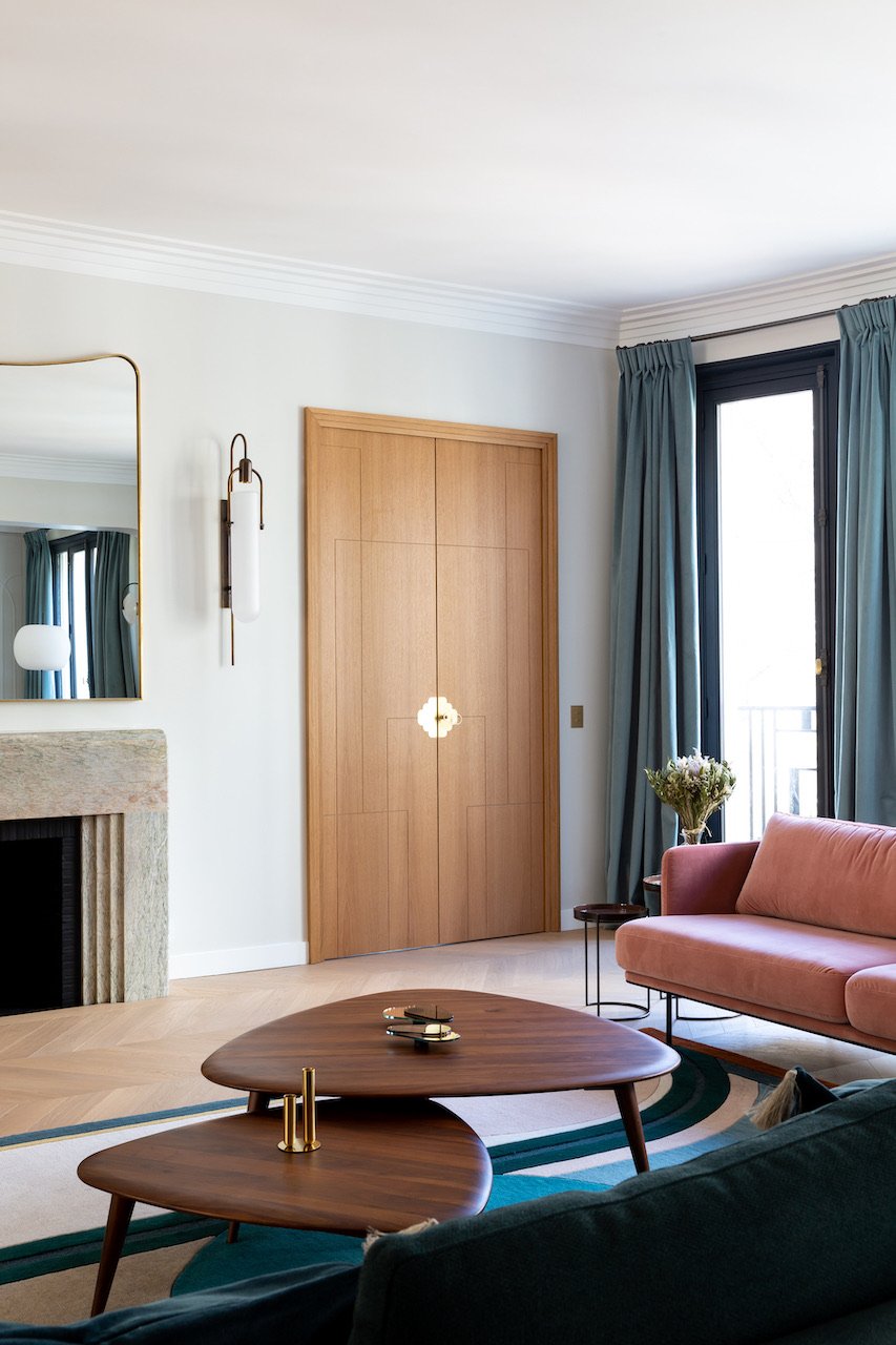 Bedroom designer pendant — Paris 16th