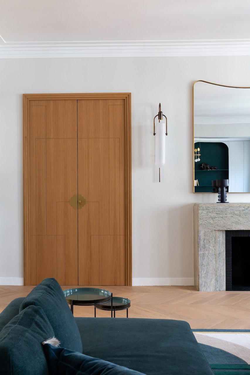 Bedroom tropical wallpaper — Paris 16th