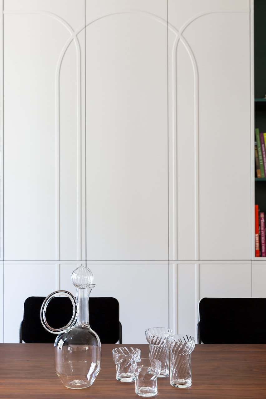 Geometric brass pendant — Paris 16th