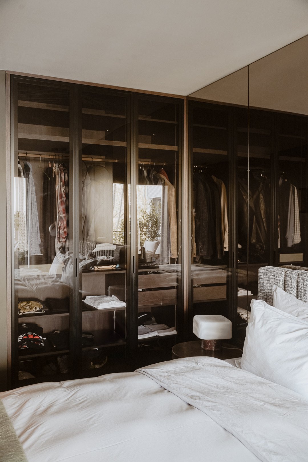 Bedroom terrace view — Paris 7th