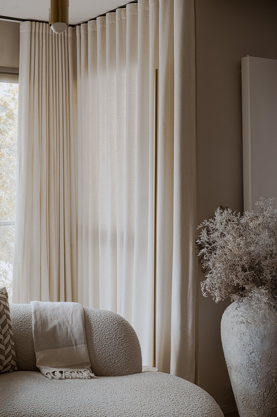 Linen curtains and natural light — Paris 7th